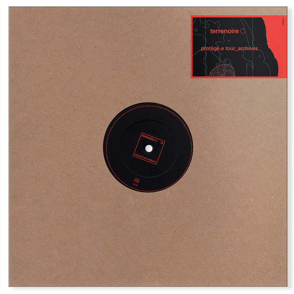 VINYLE "protégé.e tour_archives" version rouge (NUMÉROTÉ)